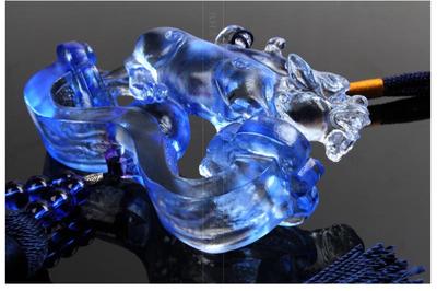 汽車掛件琉璃汽車掛飾招財(cái)納福內(nèi)車飾掛件平安汽車飾品貔貅如意